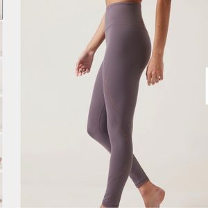 NEW Athleta Elation Lasercut Tight in Dusk Violet